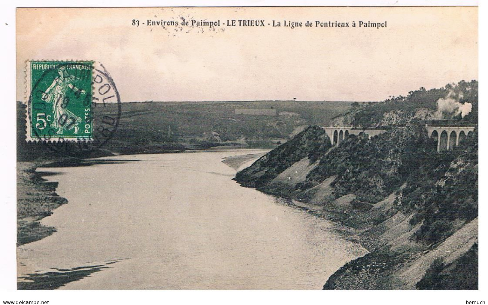 CPA VIADUC Cf Pontrieux Paimpol - Ouvrages D'Art