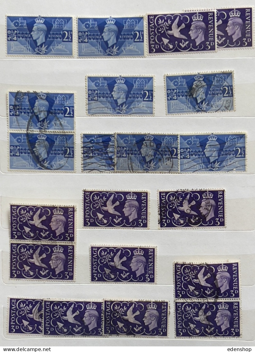 1937-1951 King George V1 COLLECTION 74 Stamps Mint And Used (see Description) - Non Classés