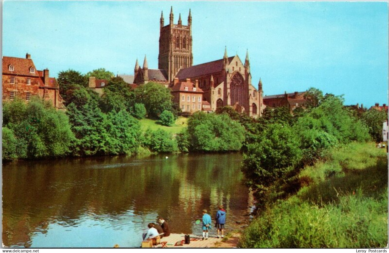 Worcester Cathedral And River Severn, Worcestershire - Worcester