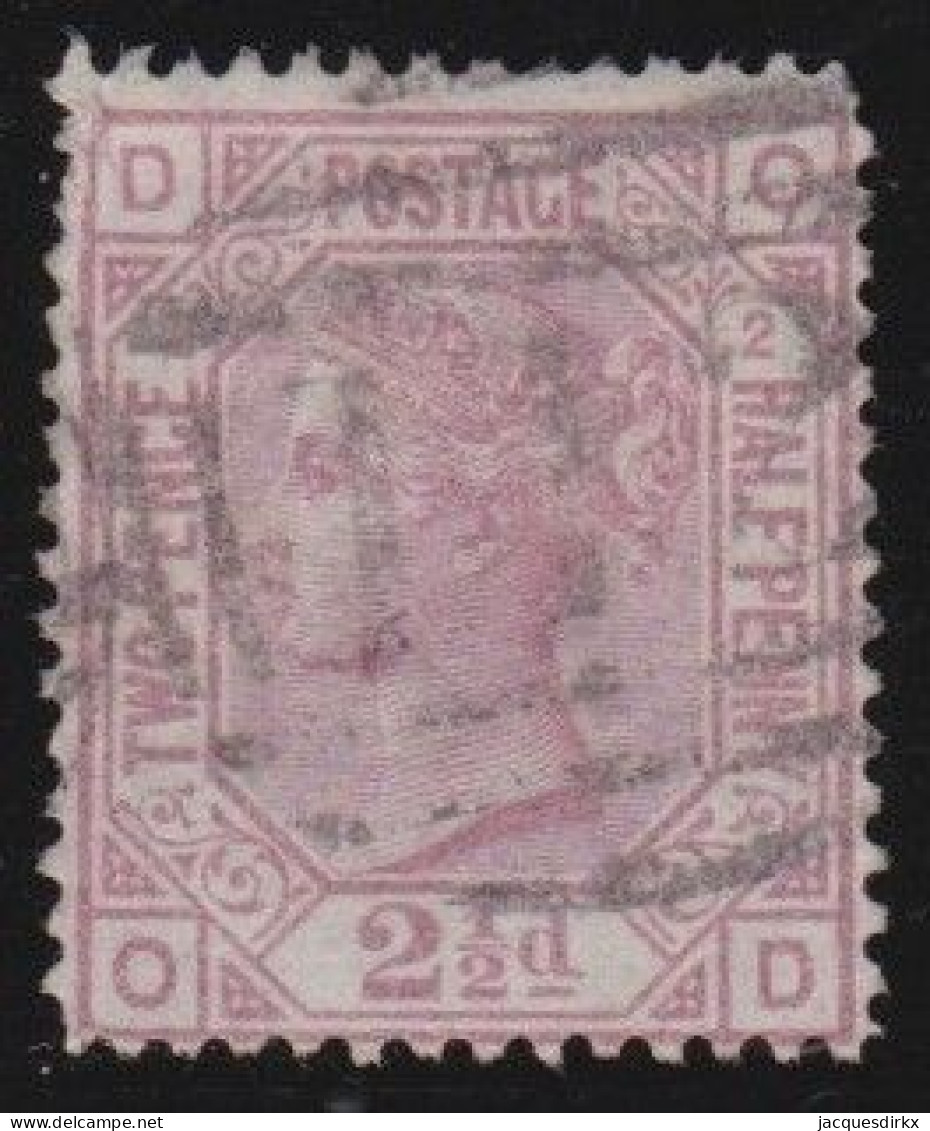 Great Britain       .    Y&T    .   55  Pl. 2 (2 Scans)    .   O     .    Cancelled - Usati