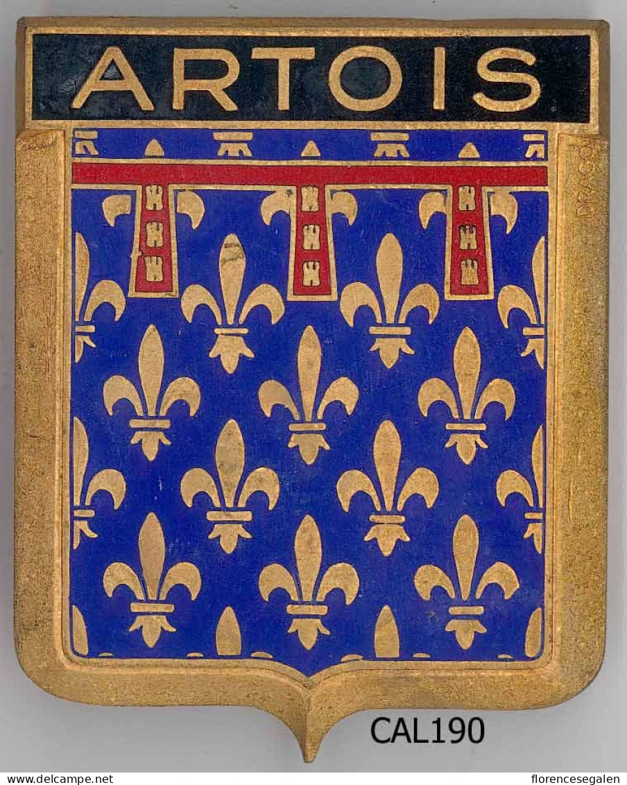 CAL190 - PLAQUE CALANDRE AUTO - ARTOIS - Altri & Non Classificati