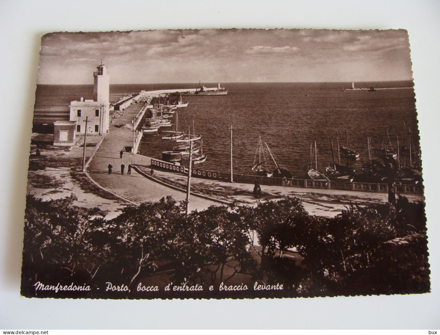 MANFREDONIA   FARO LIGHT HOUSE LE PHARE DER LEUCHTTURM  PUGLIA   VIAGGIATA  COME DA FOTO - Manfredonia