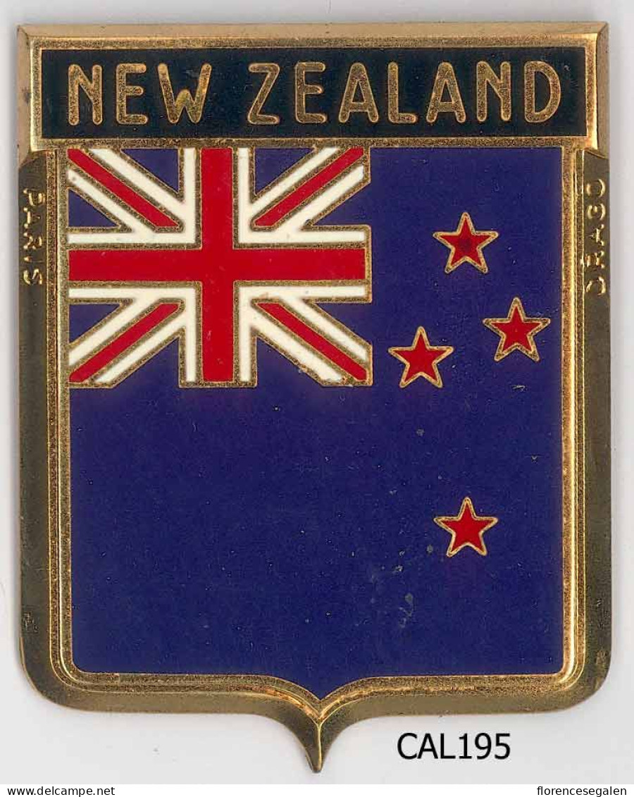 CAL195 - PLAQUE CALANDRE NEW ZEALAND - Sonstige & Ohne Zuordnung