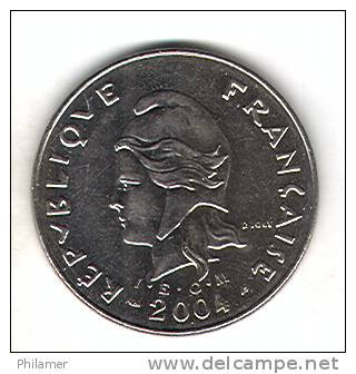 2004 Nouvelle Caledonie Piece Monnaie IEOM Instittut Emission Outre-mer 50 F Bon Etat General 2004 - Nouvelle-Calédonie