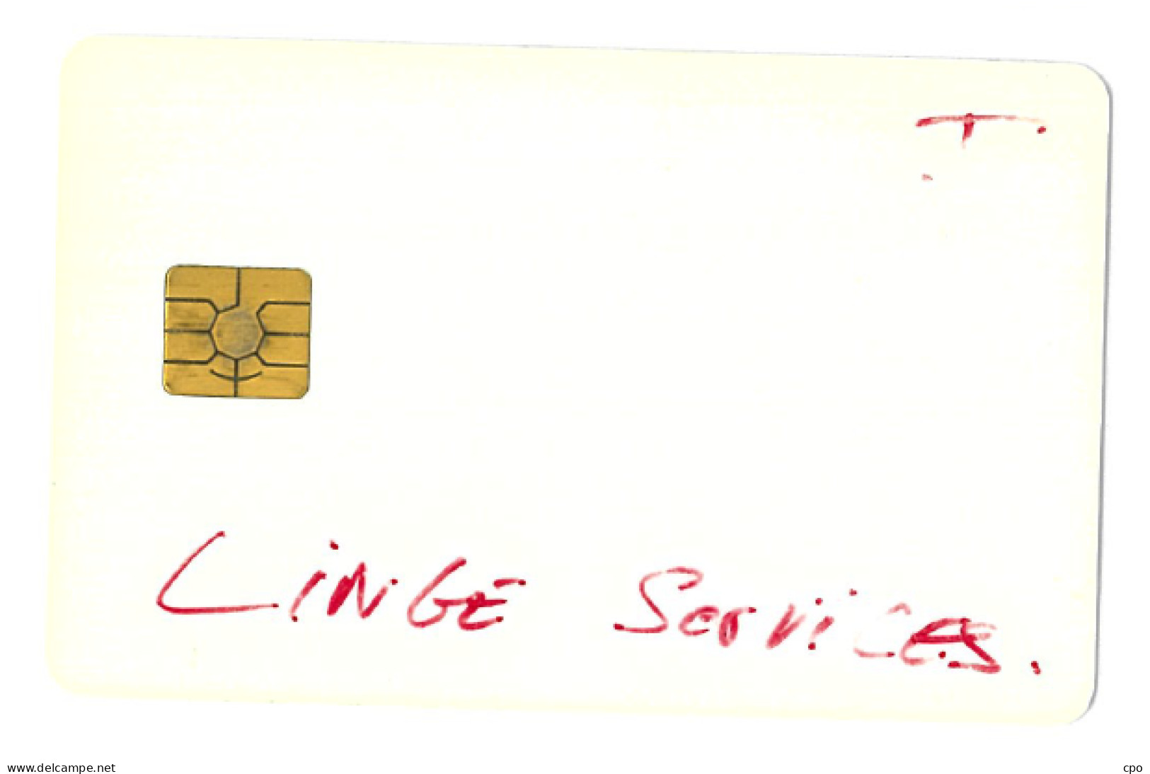 # Carte A Puce Porte Monnaie - Linge Services - Type D - Très Bon Etat - - Autres & Non Classés