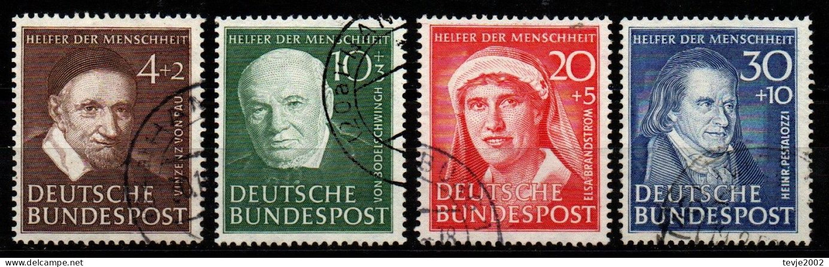 Bund 1951 - Mi.Nr. 143 - 146 - Gestempelt Used - Gebraucht