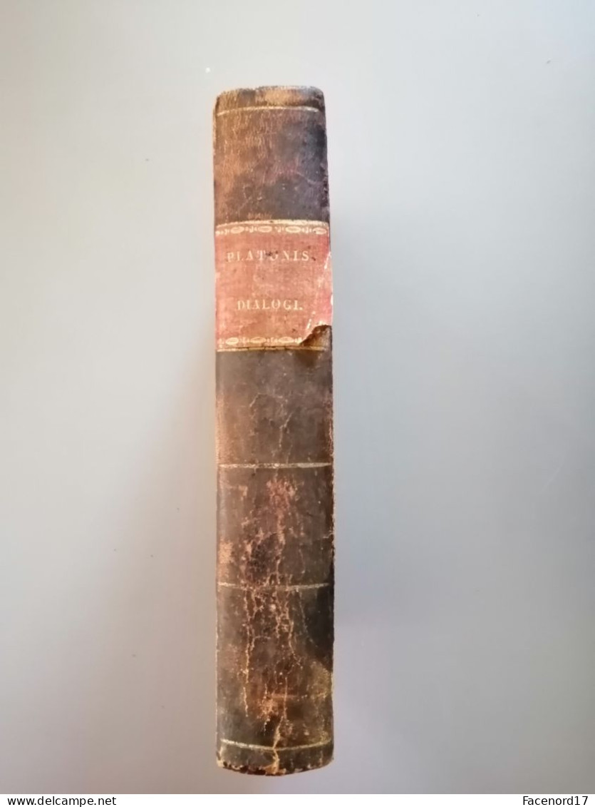 Platonis Dialogi Quator Euthyphro Apologia Socratis Crito Phaedo Graece Langenheim Leipzig 1770 - Livres Anciens