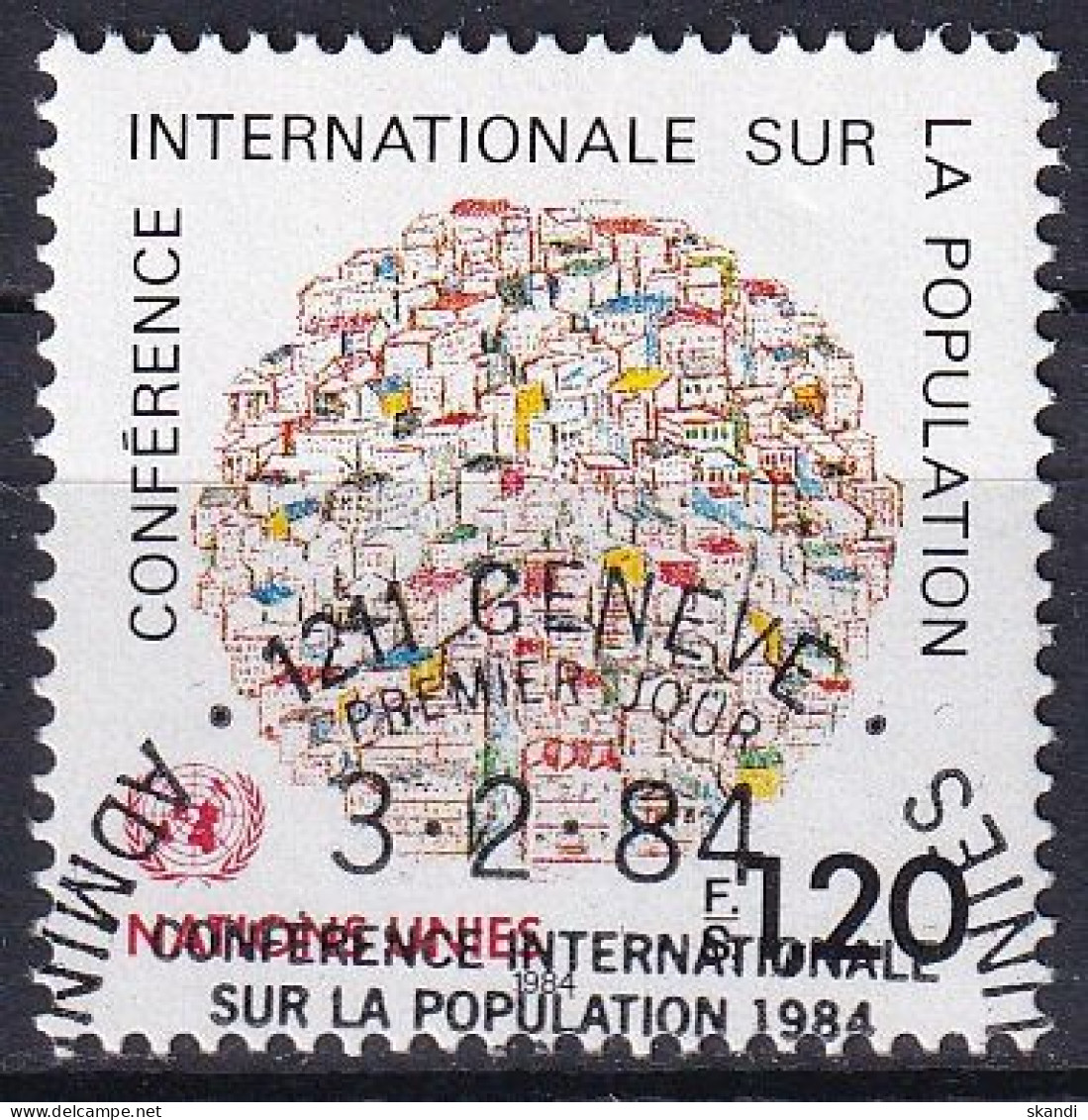 UNO GENF 1984 Mi-Nr. 119 O Used - Aus Abo - Oblitérés