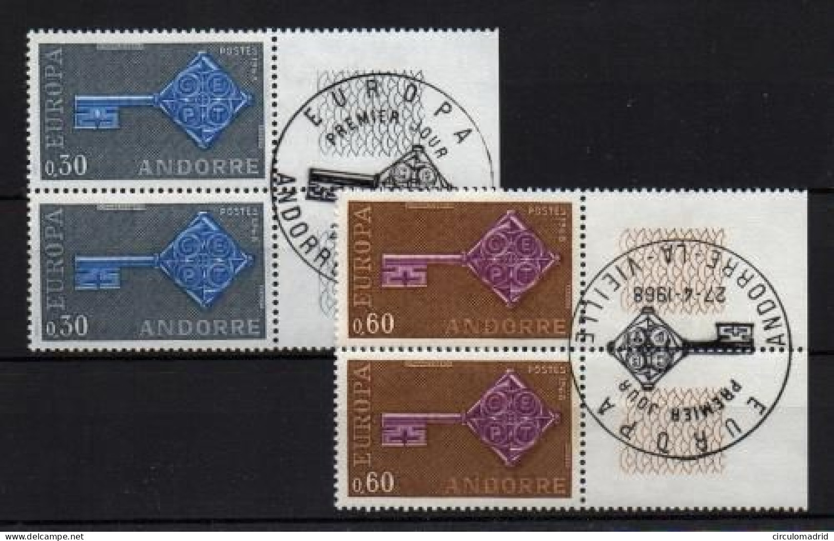 Andorra Francesa Nº 188/89. Año 1963-64 - Used Stamps