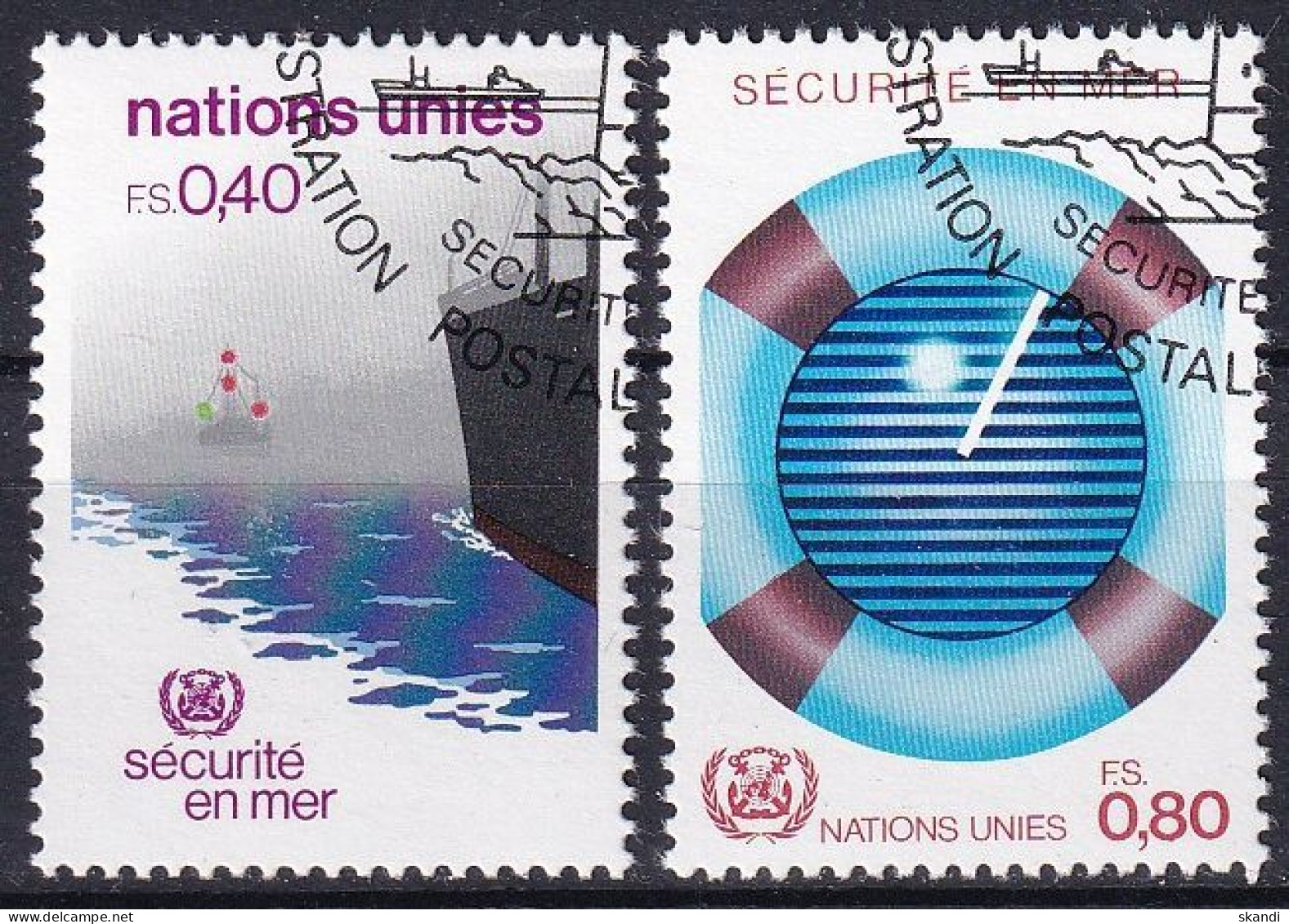 UNO GENF 1983 Mi-Nr. 112/13 O Used - Aus Abo - Oblitérés