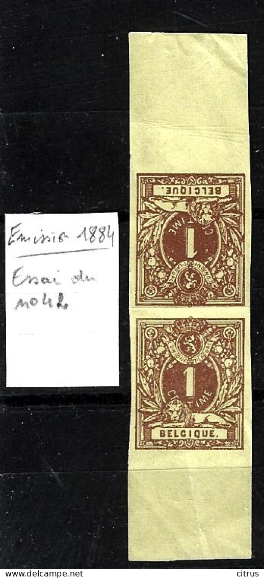 Essai Du N° 42  émission De 1884 - 1849-1900