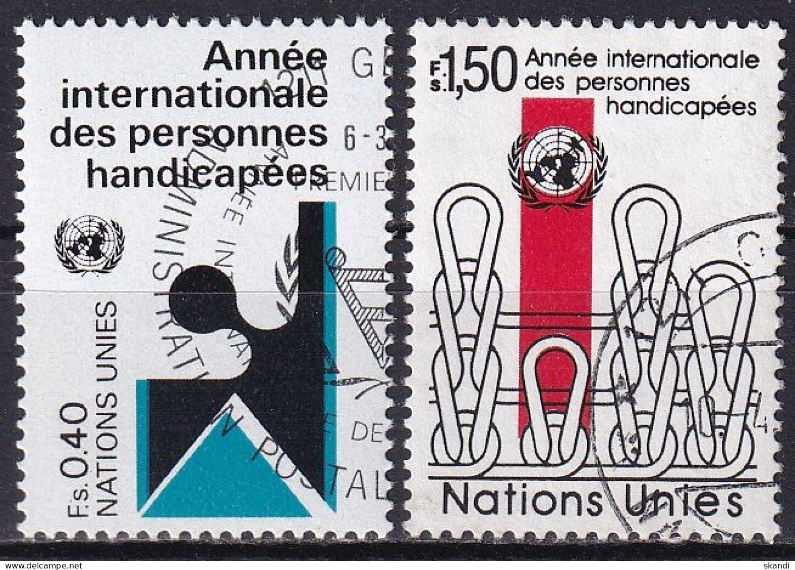 UNO GENF 1981 Mi-Nr. 97/98 O Used - Aus Abo - Used Stamps