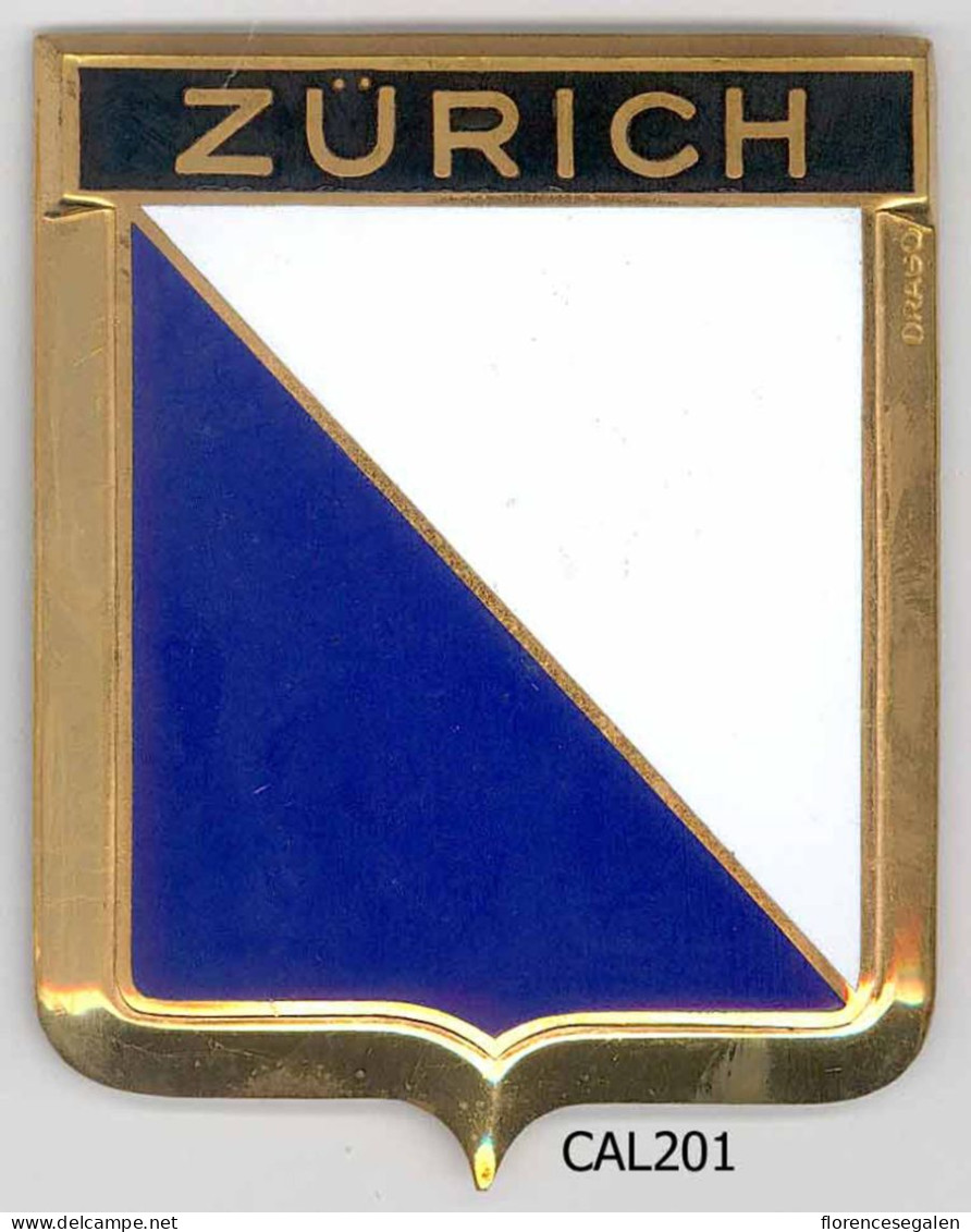 CAL201 - PLAQUE CALANDRE - ZURICH - Altri & Non Classificati