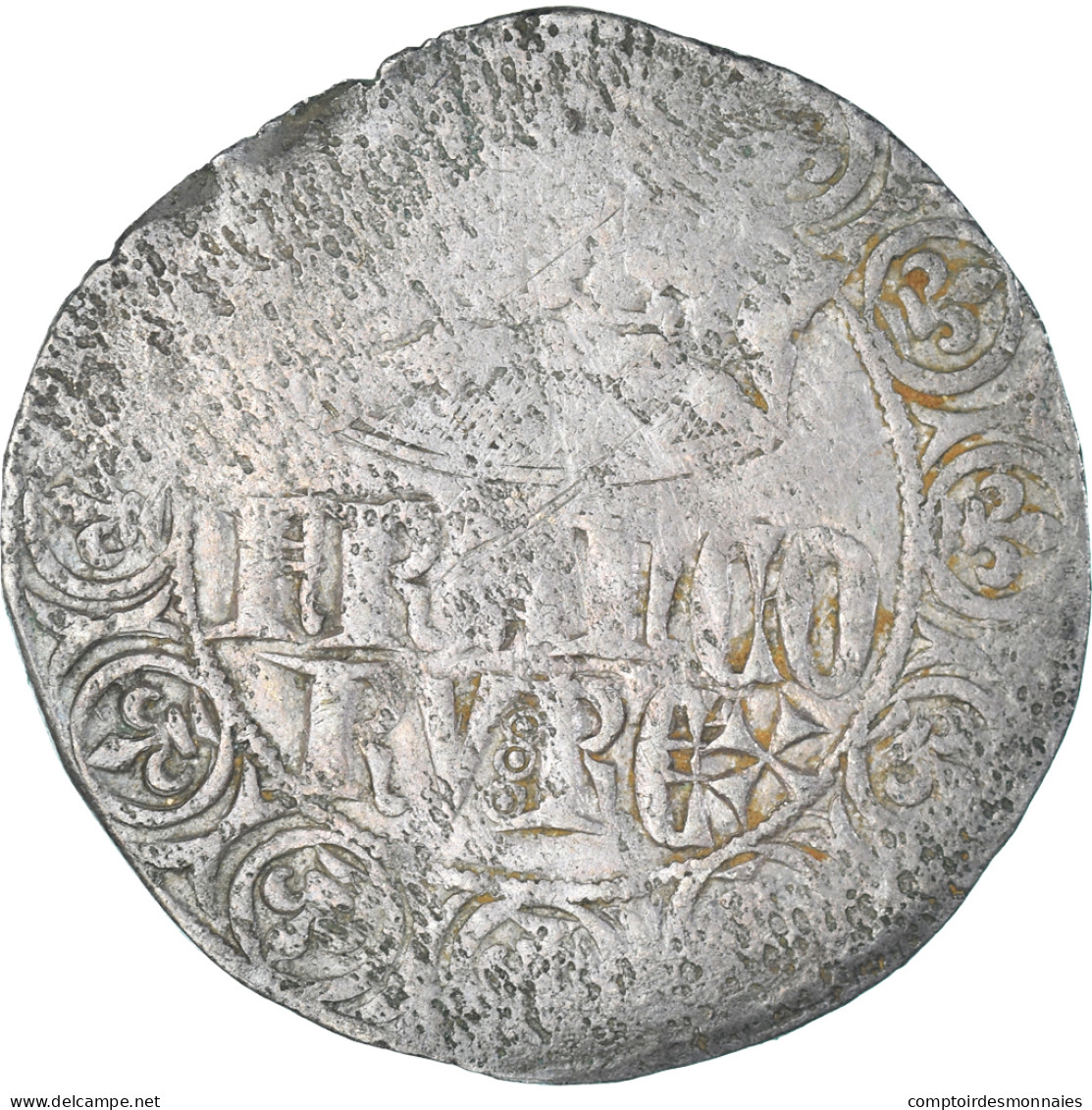 Monnaie, France, Jean II Le Bon, Gros à La Couronne, 1350-1364, 1st Emission - 1350-1364 Jean II Le Bon