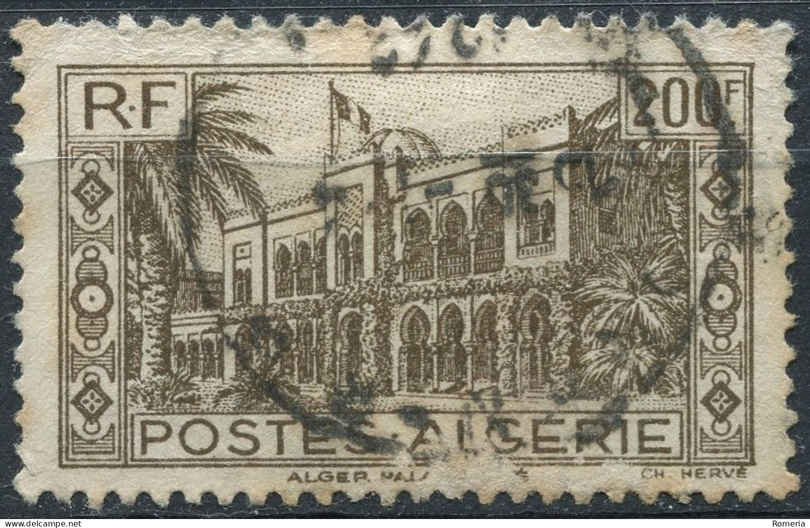 Algérie - 1944 - Yt 200 -> 203 - Palais D'été - Oblitérés - Oblitérés