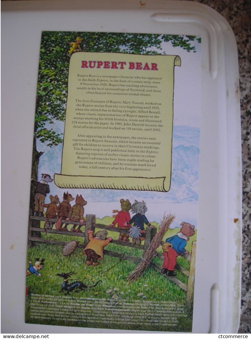 Rupert Bear, The Large Bird Says, Le Grand Oiseau Dit - 2011-2020 Decimal Issues