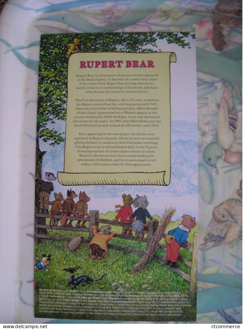 Rupert Bear, Then Algy Looks A Trifle Glum, Puis Algy A L'air Un Peu Sombre - 2011-2020 Em. Décimales