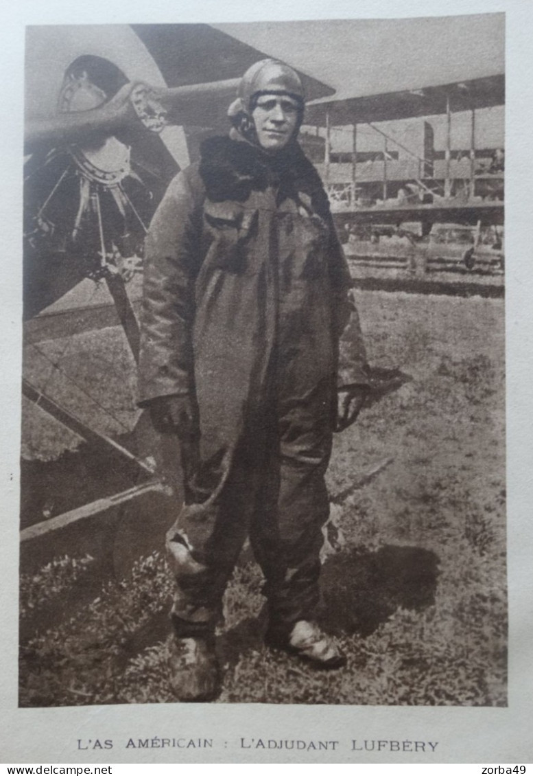 Adjudant LUFBERY Né à CHAMALIERES 1917 - Aviazione