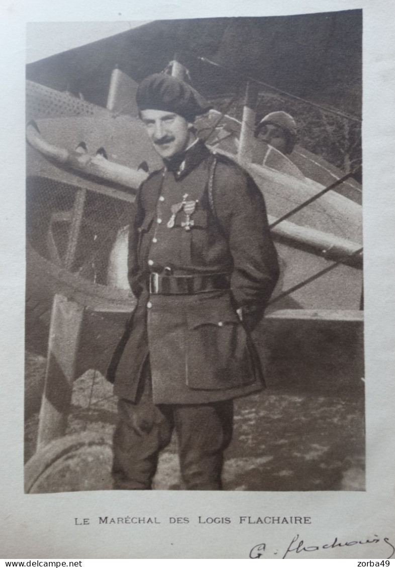 Maréchal Des Logis FLACHAIRE Né à GRASSE   1917 - Aviation