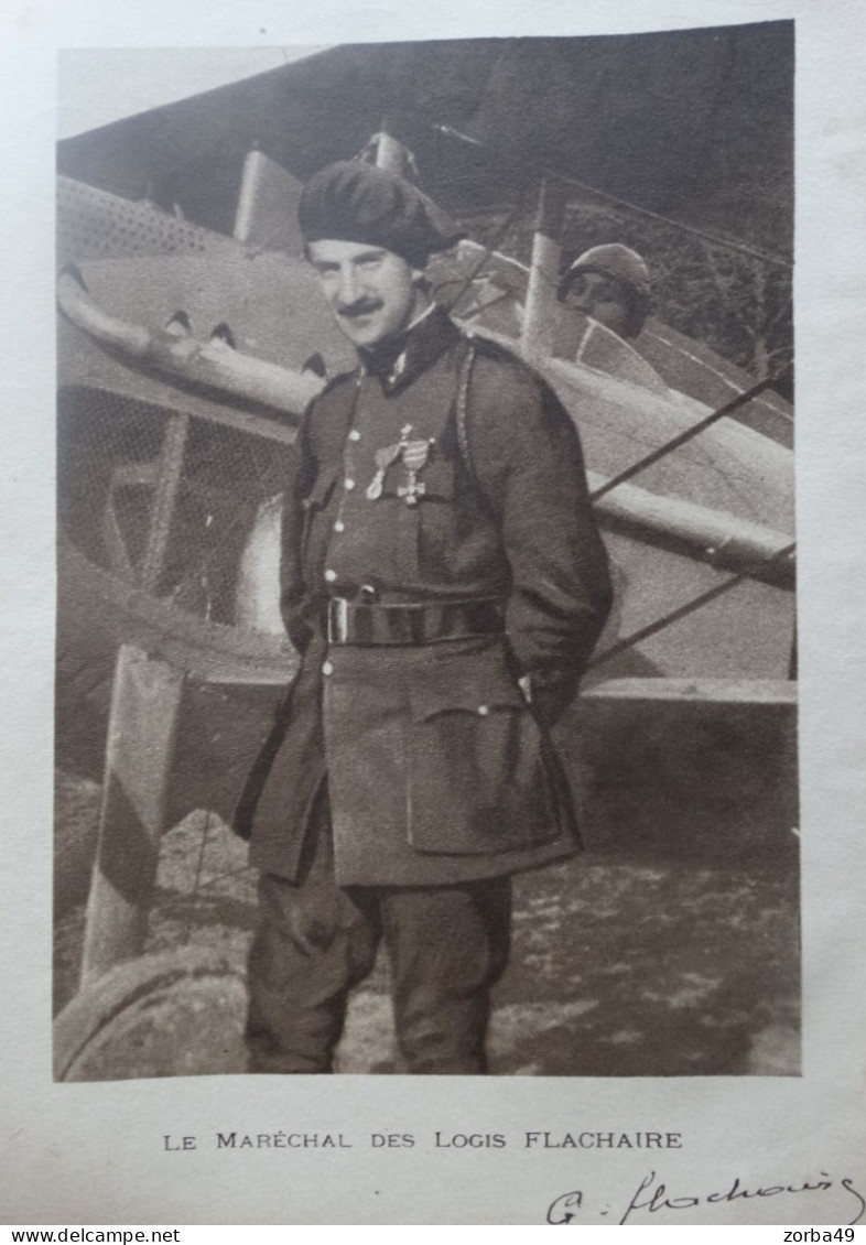 Maréchal Des Logis FLACHAIRE Né à GRASSE   1917 - Aviazione