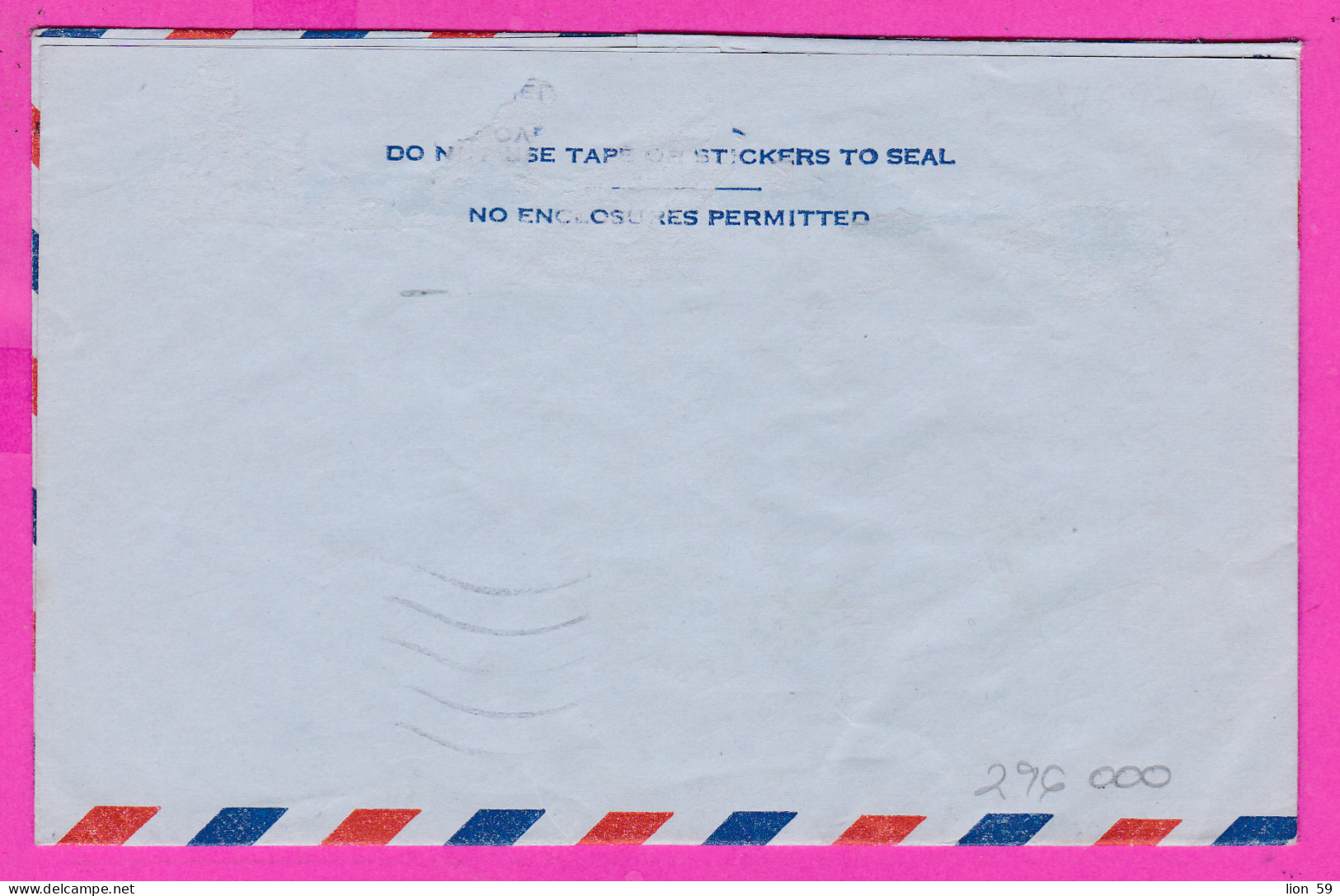 296000 / United States 1969 -13c Air Mail John F Kennedy 35th U.S. President AEROGRAMME Stationery Letter Chamberlain SD - Altri & Non Classificati