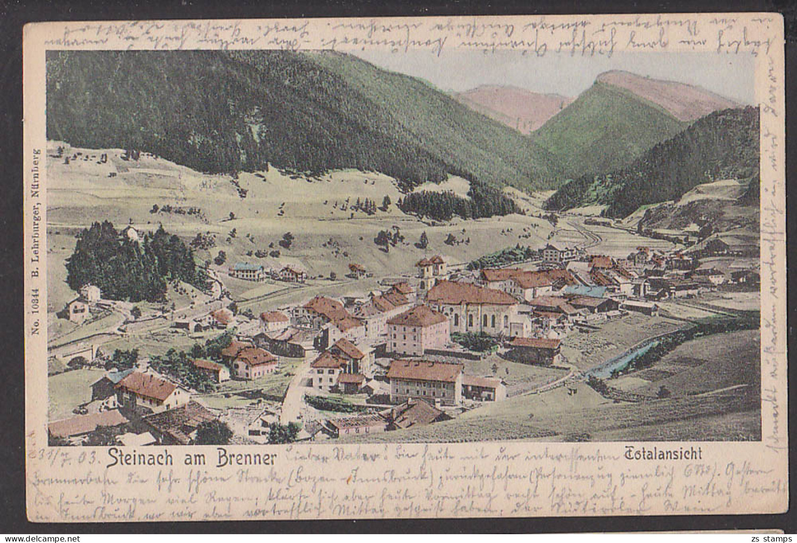 Steinach Am Brenner Totalansicht 1903 - Steinach Am Brenner