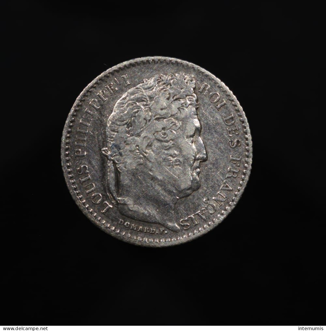 France, Louis-Philippe, 25 Centimes, 1847, A - Paris, Argent (Silver), TTB (EF), KM# 755.1, F.167/9, Gad.357 - 25 Centimes