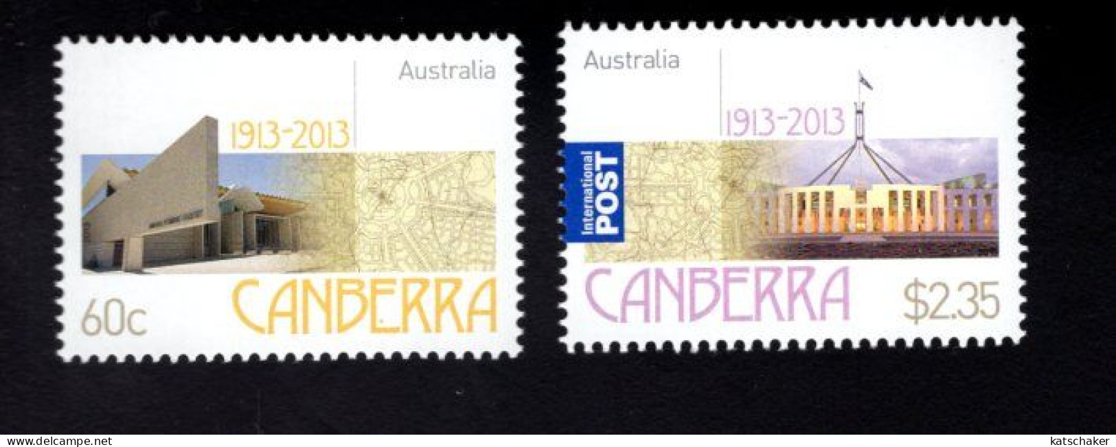 1797786496 2013 SCOTT 3876 3877 (XX) POSTFRIS MINT NEVER HINGED   - CANBERRA 1913 - 2013 - Mint Stamps