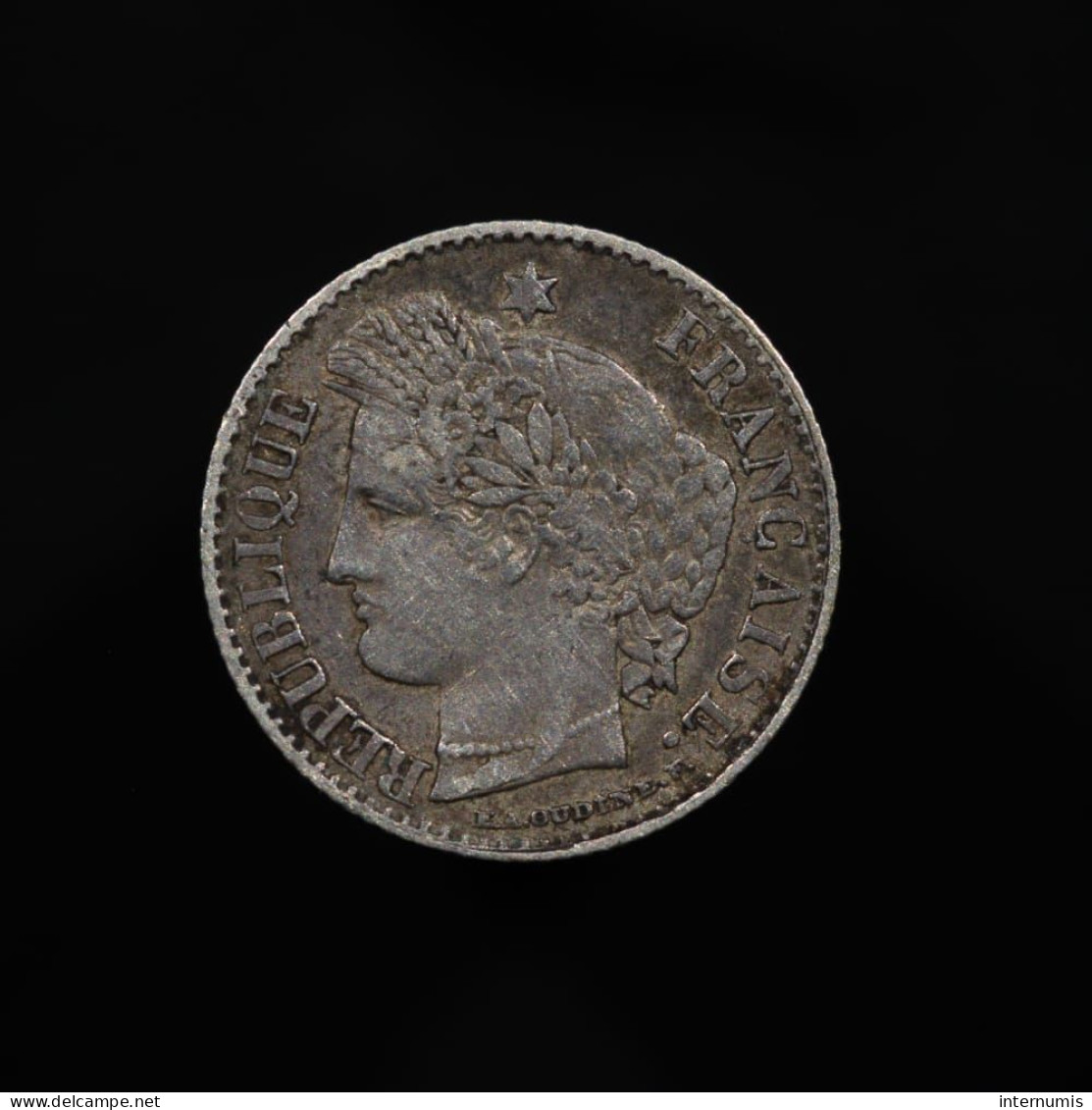 France, Cérès, 20 Centimes, 1851, A - Paris, Argent (Silver), TTB (EF), KM# 758.1, F.146/7, Gad.303 - 20 Centimes