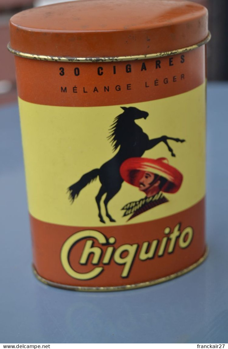 Boite Ancienne De Cigarillos CHIQUITO - Cigar Cases