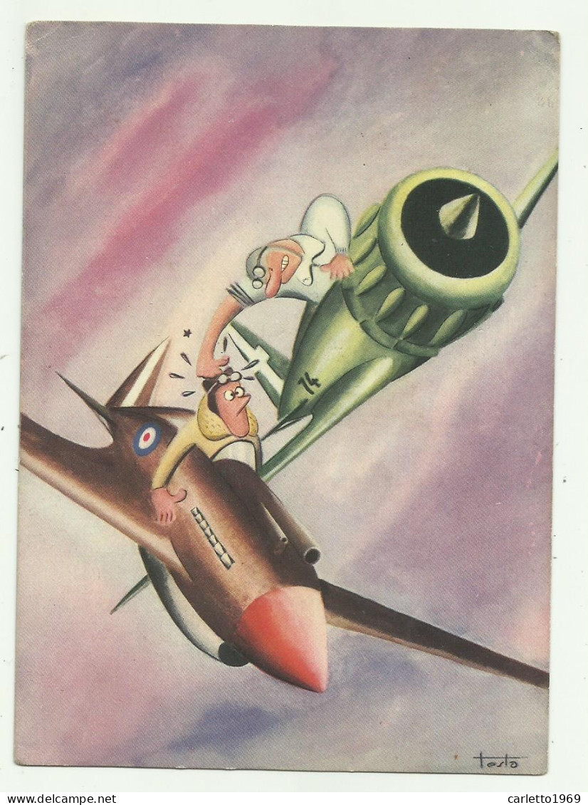 ARMA AERONAUTICA - LA SDRUMATA ILLUSTRATA TESTA 1942 VIAGGIATA FG - War 1939-45