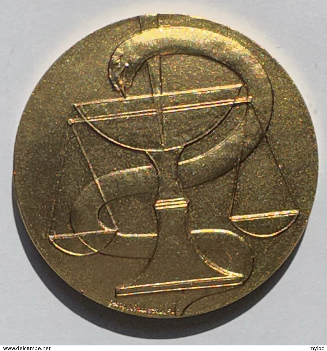 Médaille Bronze. 100ième Anniversaire Du Laboratoire Toxicologie. G. Vindevogel - Profesionales / De Sociedad