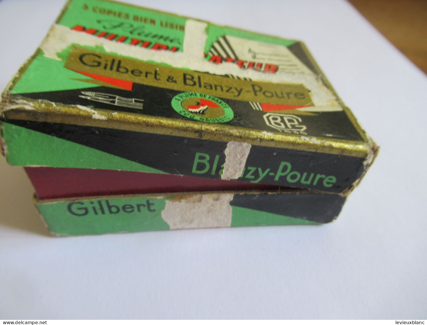 Gilbert & Blanzy-Poure/ Coq Gaulois /Multiplicateur /"N°34 Pointe à Boule"/+ 80  Plumes// Vers 1945 -1960    CAH357 - Pens