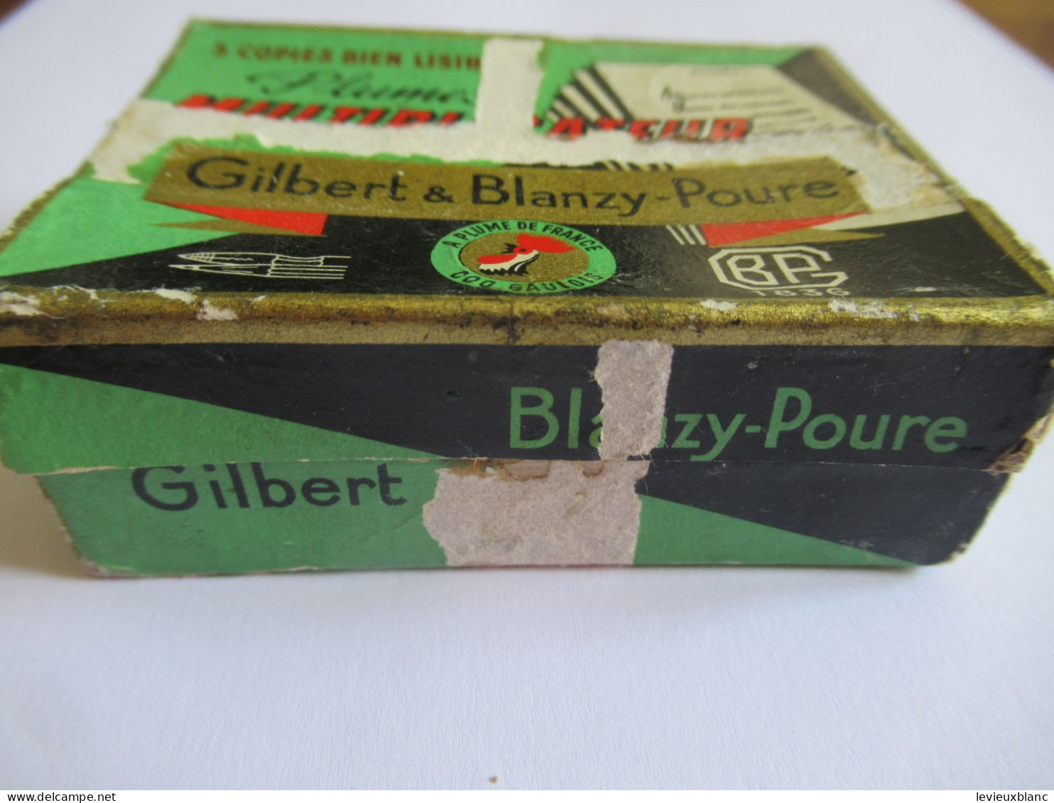 Gilbert & Blanzy-Poure/ Coq Gaulois /Multiplicateur /"N°34 Pointe à Boule"/+ 80  Plumes// Vers 1945 -1960    CAH357 - Pens