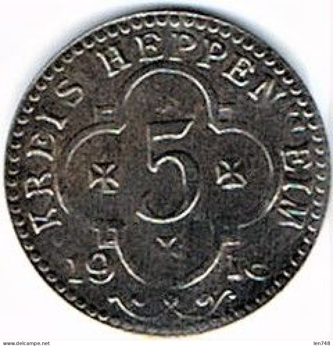 Nécessité Allemagne : 5 Pfennig 1918 Heppenheim - Monétaires/De Nécessité