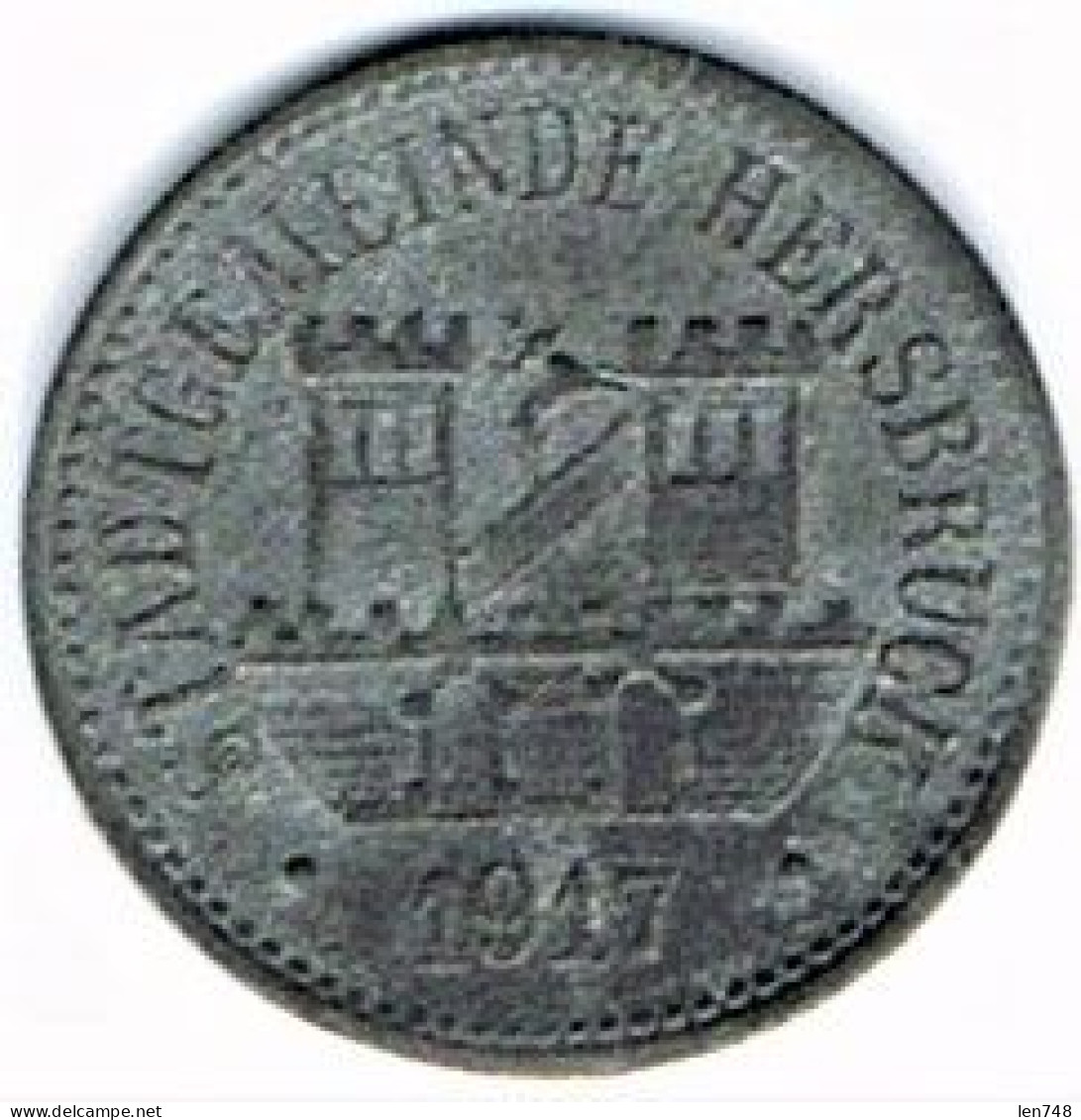 Nécessité Allemagne : 5 Pfennig 1917 Hersbruck - Noodgeld