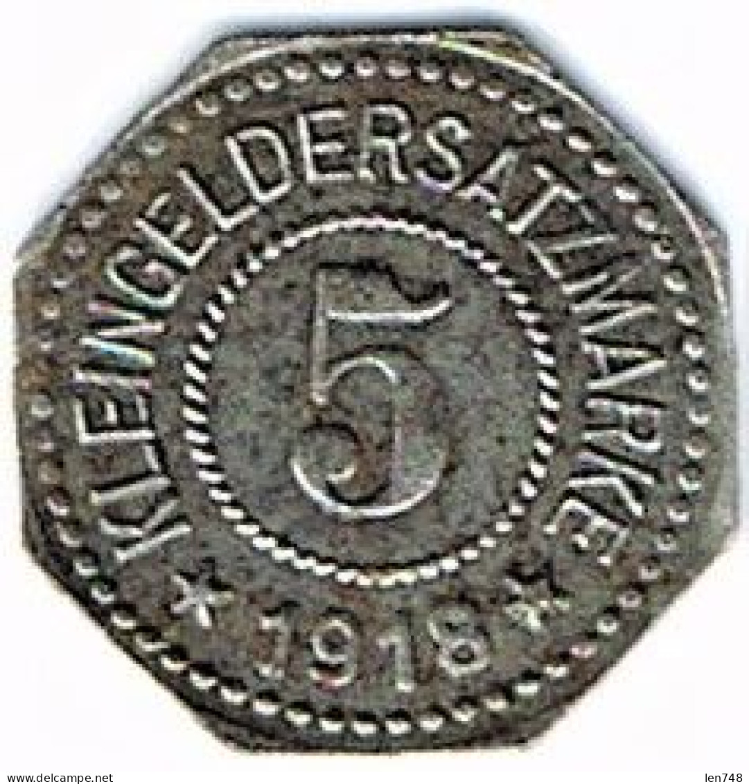Nécessité Allemagne : 5 Pfennig 1918 Hersfeld - Fer - Notgeld