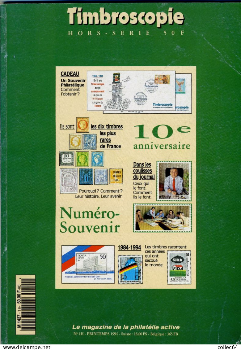 TIMBROSCOPIE - Hors-Série 10e Anniversaire (1994) - Francesi (dal 1941))