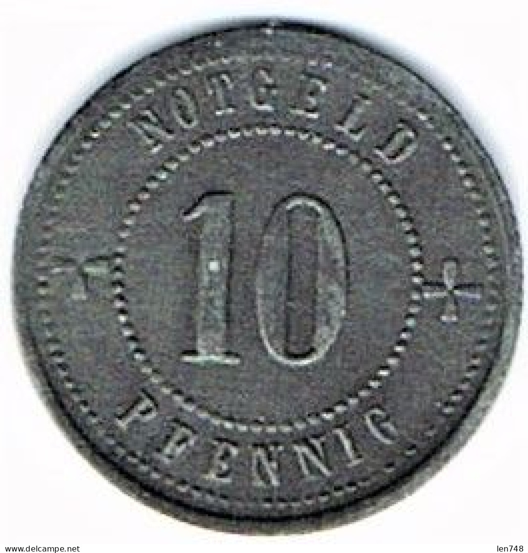 Nécessité Allemagne : 10 Pfennig Non Daté Lansberg A. Lech - Monedas/ De Necesidad