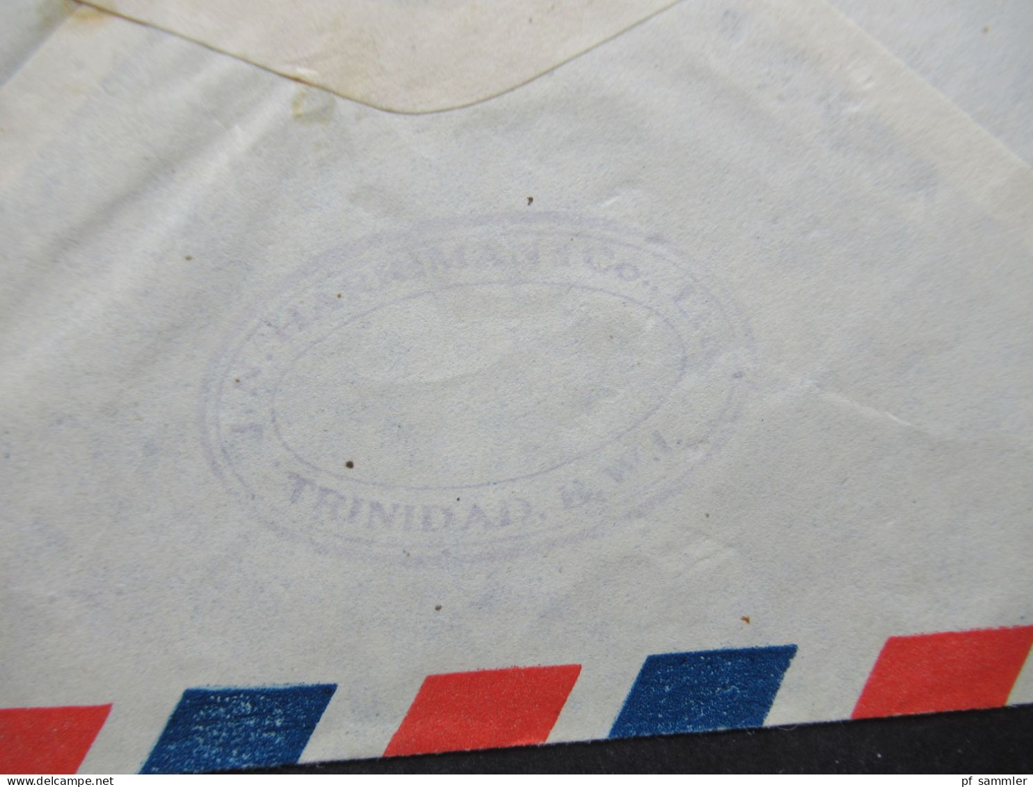 GB Kolonie 1944 Trinidad % Tobago MiF Via Air Mail Nach New York Gesendet - Trinité & Tobago (...-1961)