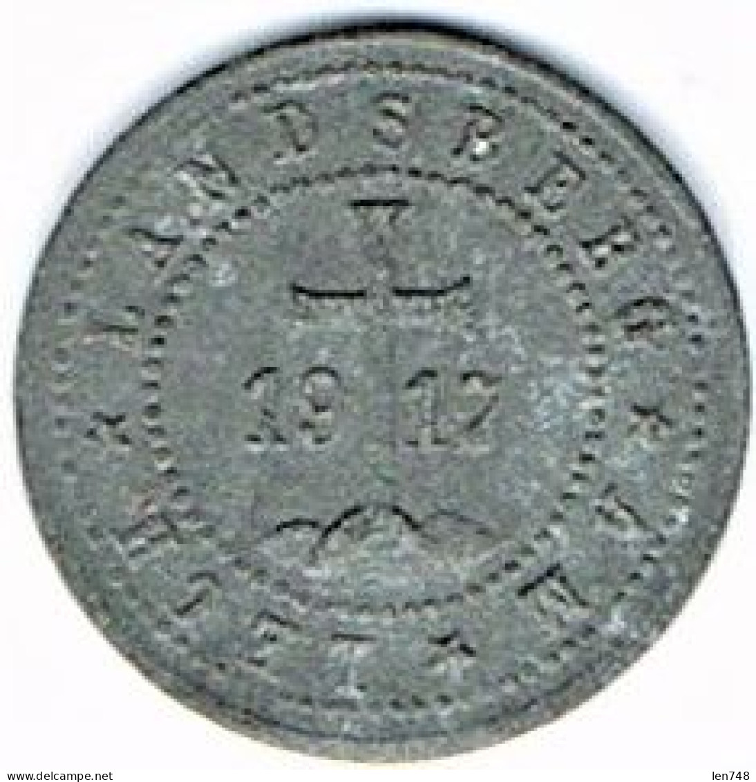 Nécessité Allemagne : 5 Pfennig 1917 Lansberg A. Lech - Monedas/ De Necesidad