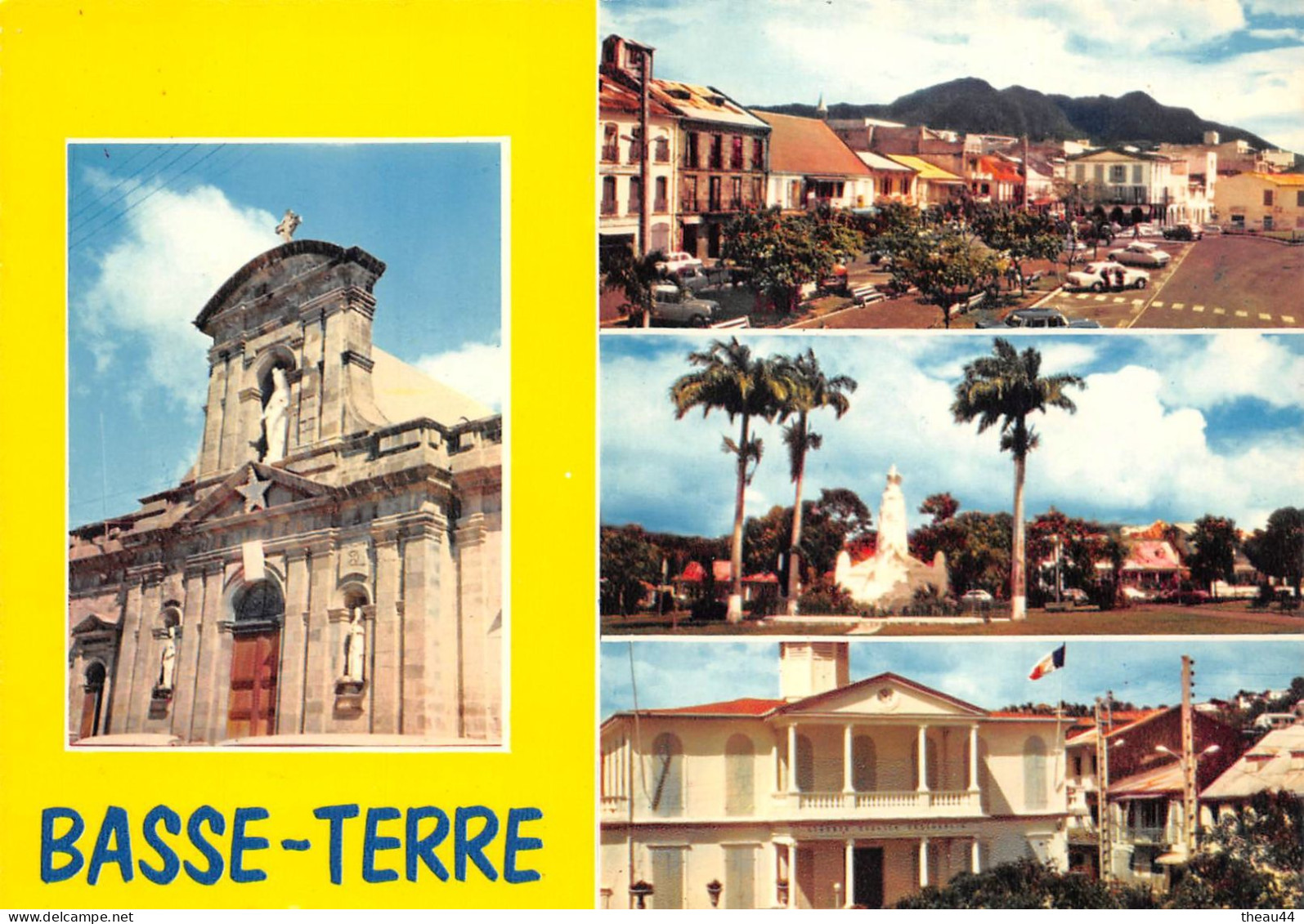 GUADELOUPE  -  Lot de 20 Cartes - Ste-Anne, Basse-Terre, Marie-Galante, Pointe-à-Pitre, St-Louis, Mairie, Hôtel, Pêche..