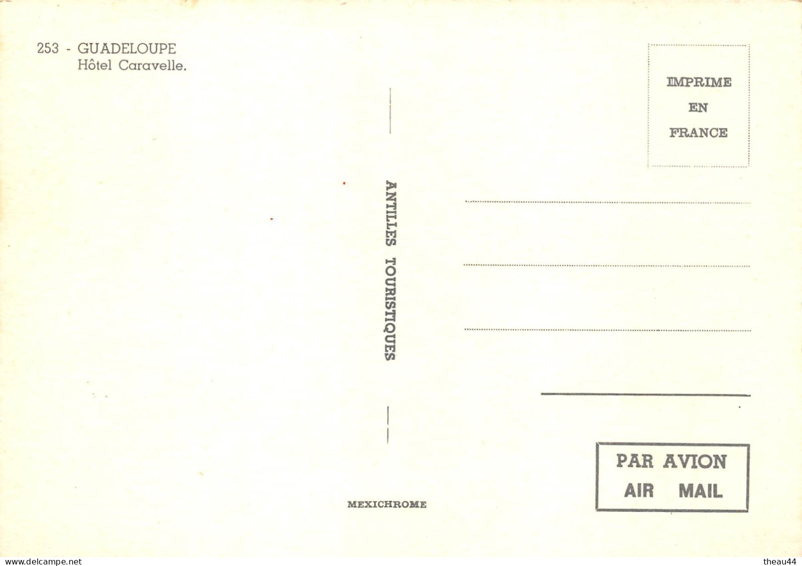 GUADELOUPE  -  Lot de 20 Cartes - Ste-Anne, Basse-Terre, Marie-Galante, Pointe-à-Pitre, St-Louis, Mairie, Hôtel, Pêche..