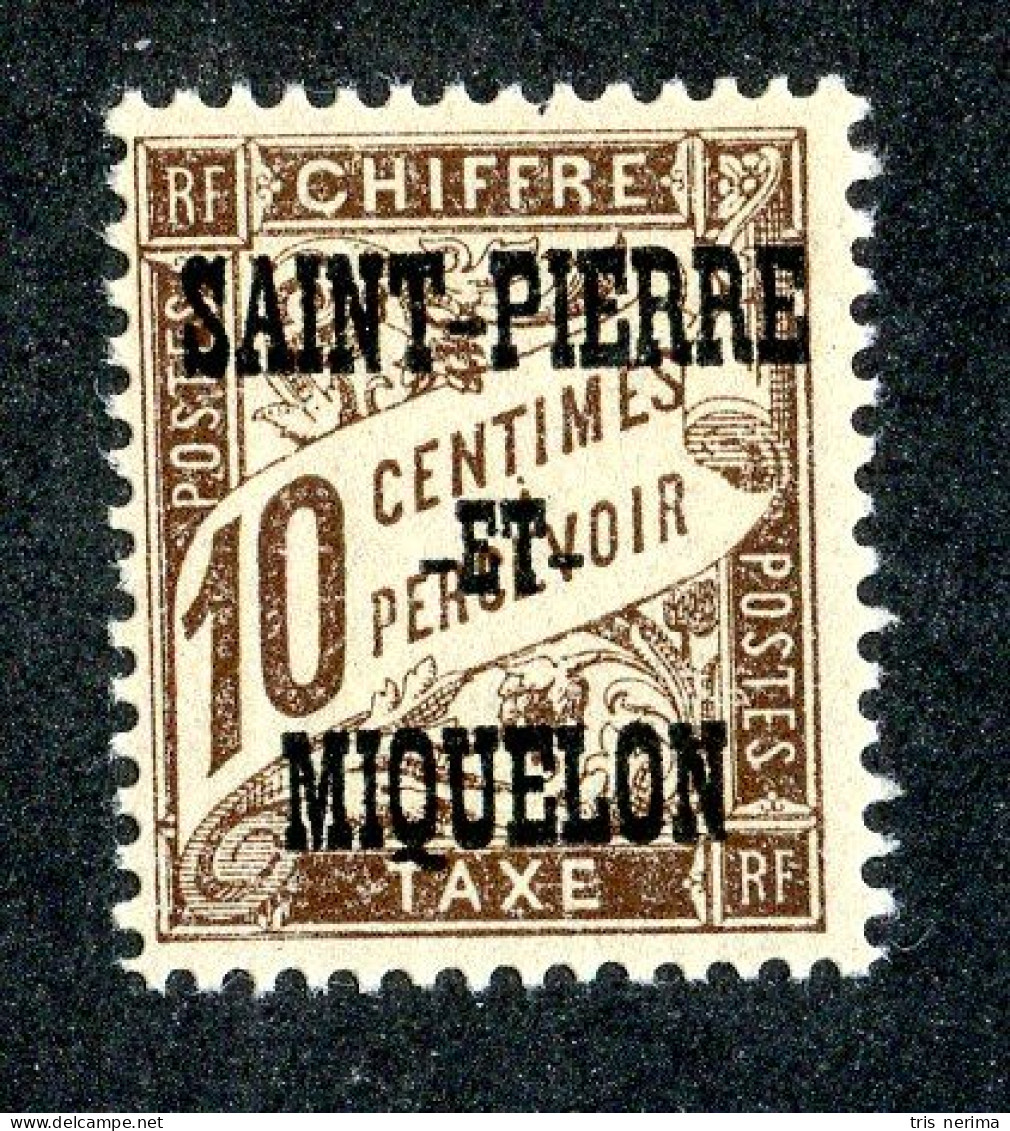 1096 Wx St Pierre 1925 Scott J11 M* (Lower Bids 20% Off) - Timbres-taxe