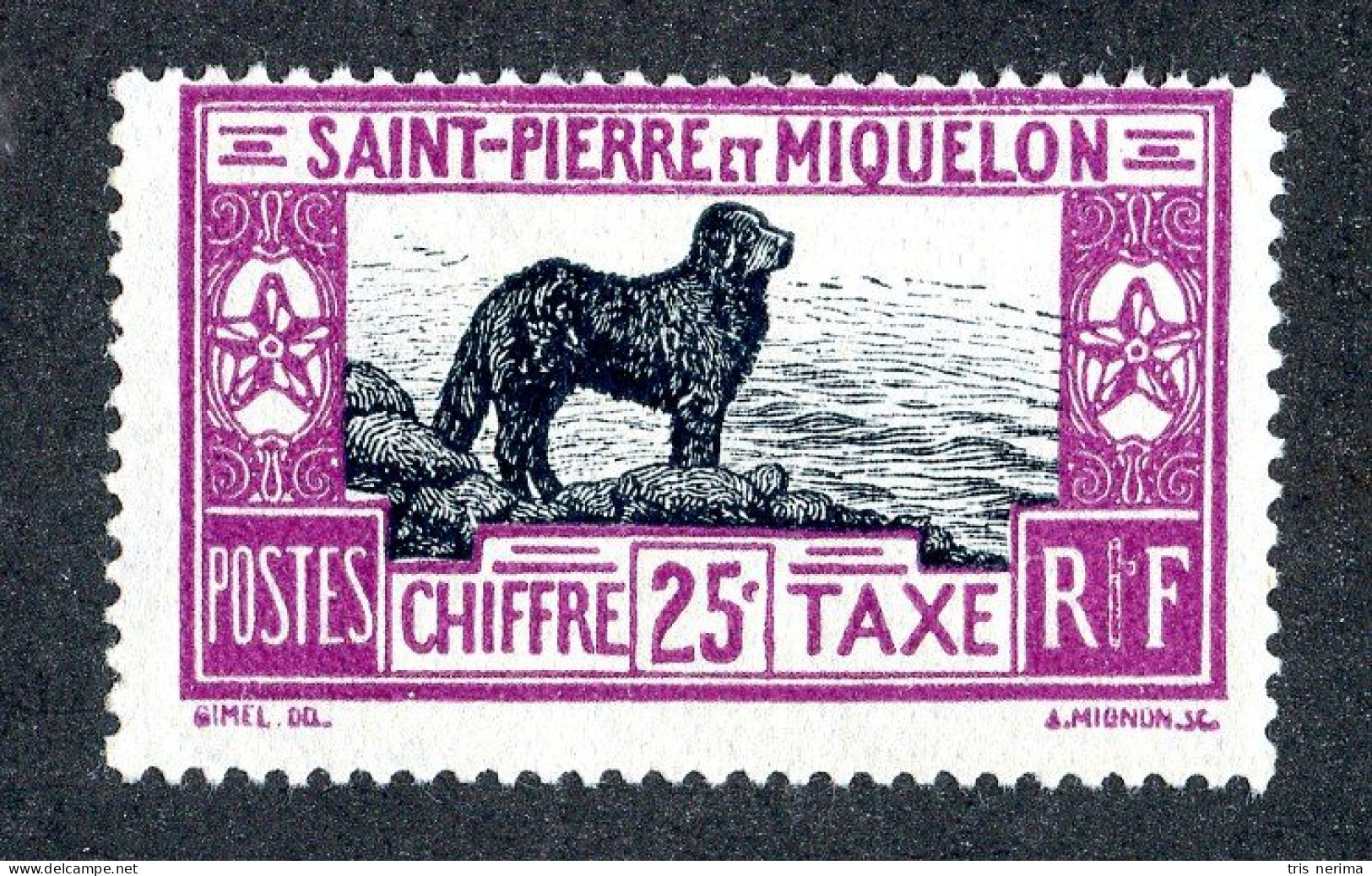 1098 Wx St Pierre 1932 Scott J24 M* (Lower Bids 20% Off) - Timbres-taxe