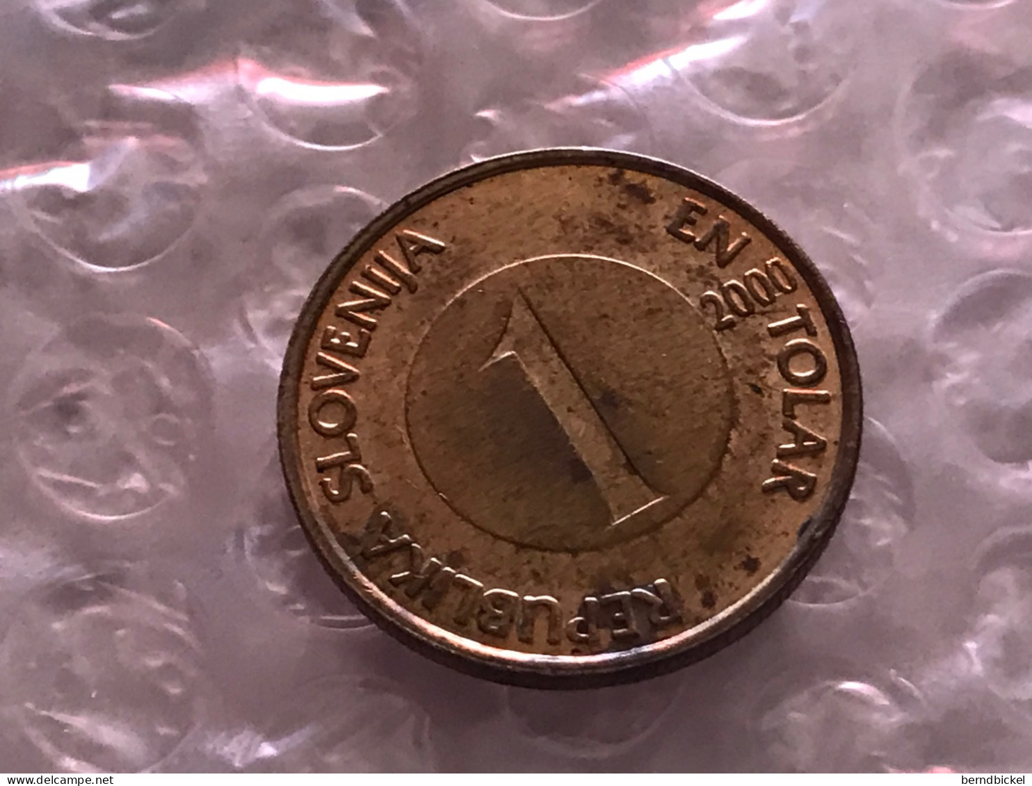 Münze Münzen Umlaufmünze Slowenien 1 Tolar 2000 - Slovénie