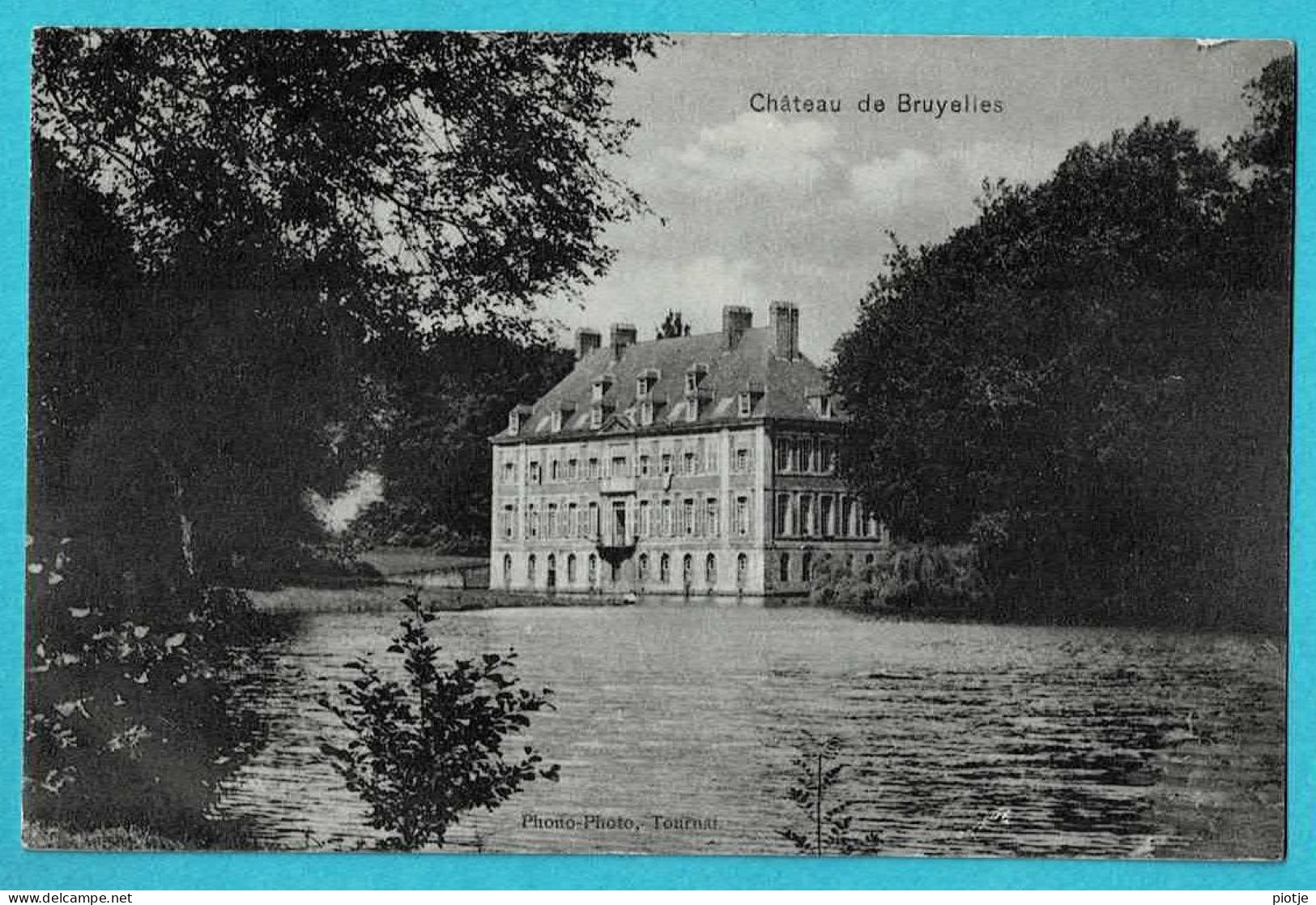 * Antoing (Hainaut - La Wallonie) * (Phono Photo Tournai) Chateau De Bruyelles, Kasteel, Schloss, Castle, étang, TOP - Antoing