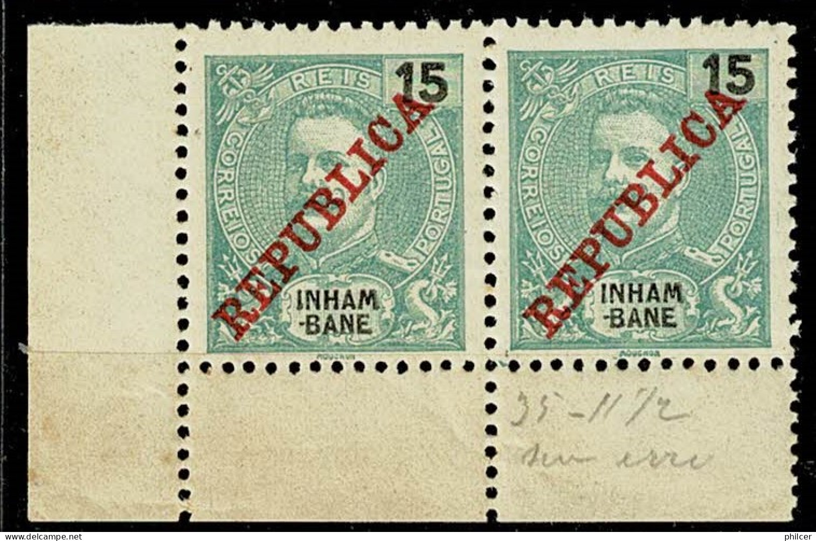 Inhambane, 1911, # 35, MH - Inhambane