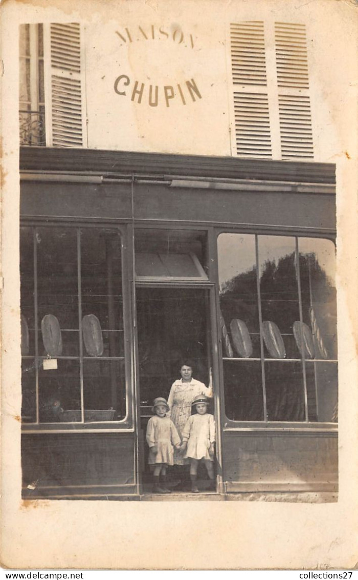 PARIS-95012-CARTE PHOTO- MAISON CHUPIN BOULANGERIE - Arrondissement: 12