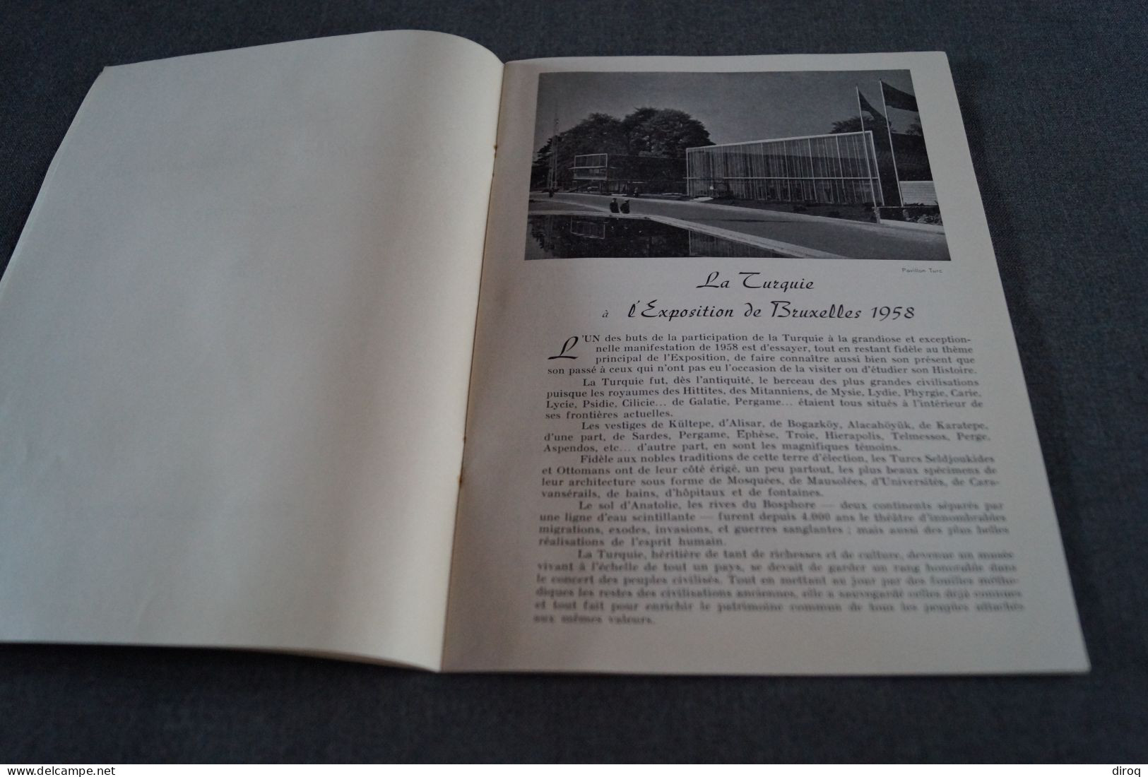 L' Expo 1958, Bruxelles,La Turquie,publicitaire,24 Cm. / 17 Cm.,20 Pages - Publicidad